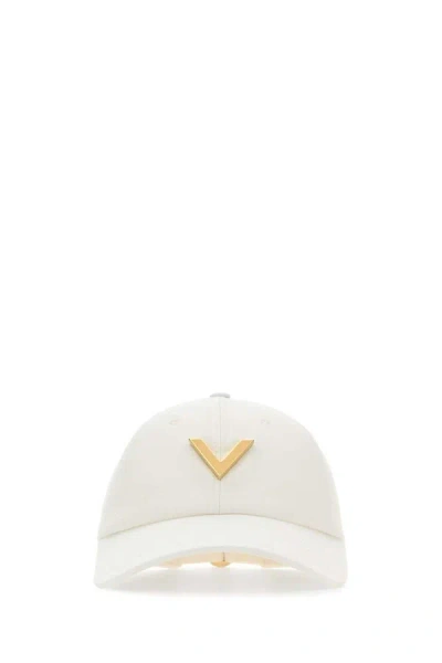 Shop Valentino Garavani Hats And Headbands In White