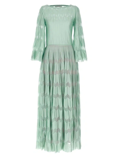 Shop Antonino Valenti 'mariko Mori' Long Dress In Green