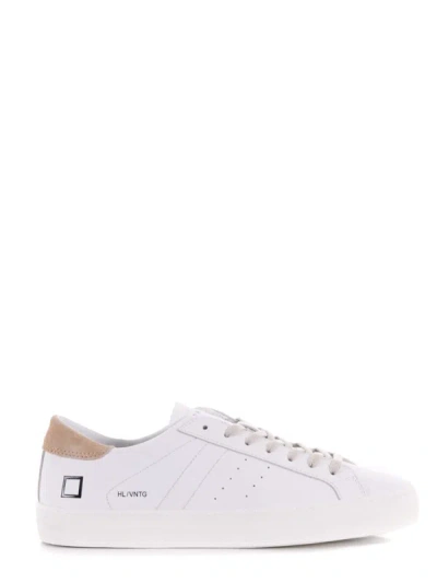 Shop Date D.a.t.e. D.a.t.e. Sneakers "hill Low Calf Vintage" In White