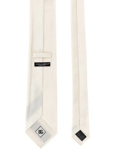 Shop Dolce & Gabbana 'sicilia' Tie In White