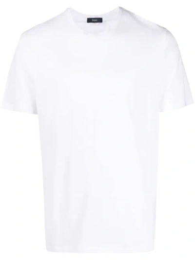 Shop Herno Crepe T-shirt Clothing In White