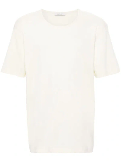 Shop Lemaire Cotton T-shirt In Yellow