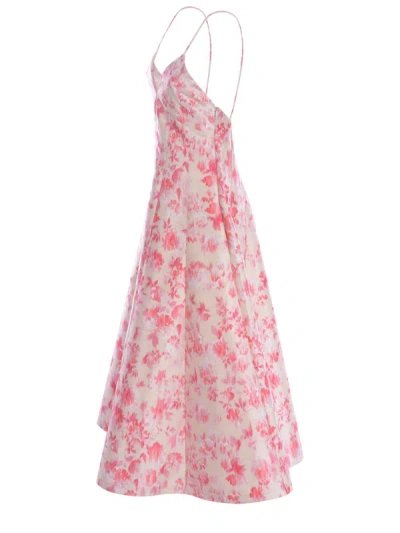 Shop Philosophy Di Lorenzo Serafini Dress Philosophy "flower" In Ivory