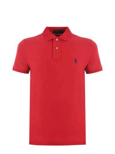 Shop Polo Ralph Lauren "" Polo Shirt In Red