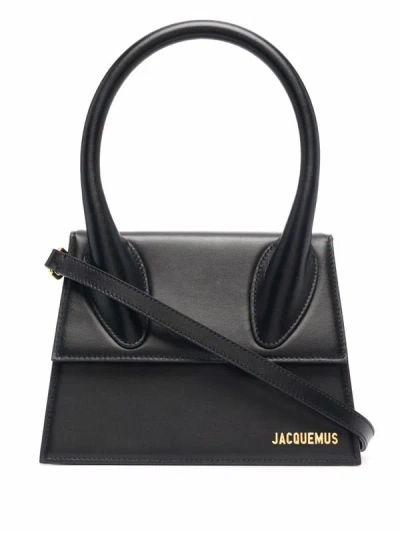 Shop Jacquemus Le Grand Chiquito Bags In Black