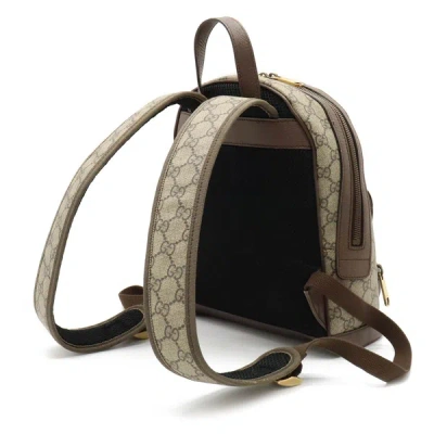 Shop Gucci Ophidia Beige Canvas Backpack Bag ()