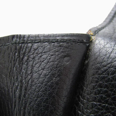 Shop Hermes Hermès Black Leather Clutch Bag ()