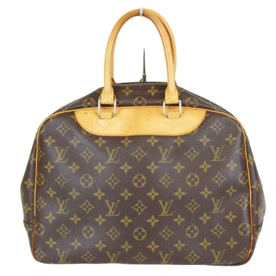 Pre-owned Louis Vuitton Deauville Brown Canvas Tote Bag ()