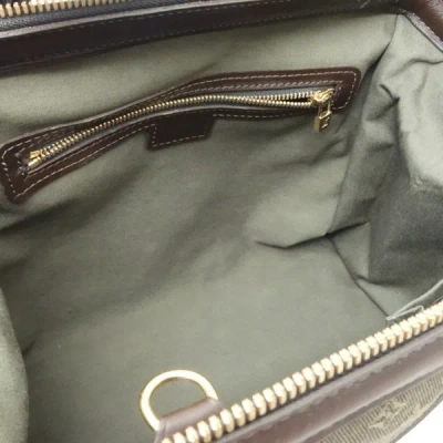 Pre-owned Louis Vuitton Joséphine Khaki Canvas Shopper Bag ()