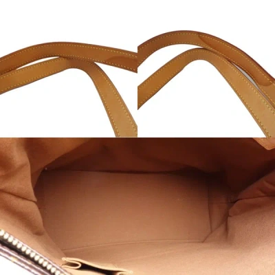 Pre-owned Louis Vuitton Mezzo Brown Canvas Tote Bag ()