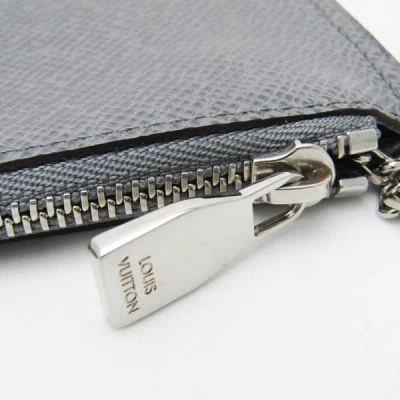 Pre-owned Louis Vuitton Pochette Clés White Leather Wallet  ()