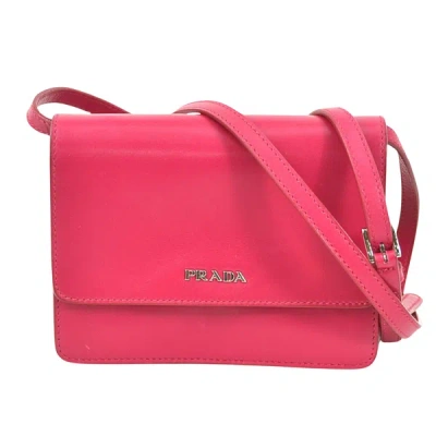 Shop Prada Saffiano Pink Leather Shopper Bag ()