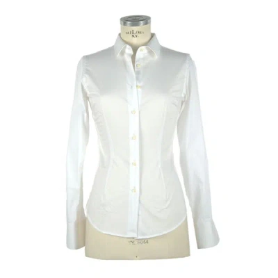 Shop Made In Italy Cotton Women's Shirt In White