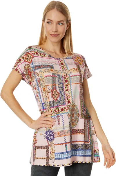 Shop Johnny Was Women Stano Relaxed Fit Dolman Sleeve Tunic T-shirt In Multi