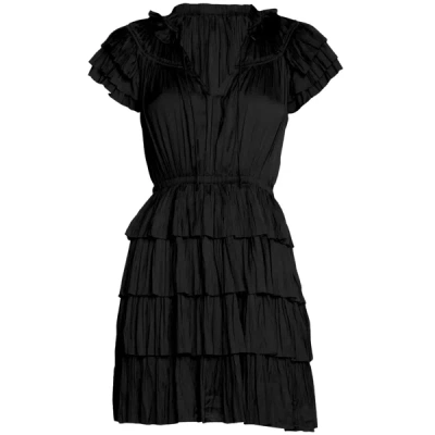 Shop Ulla Johnson Women's Vesna Dress, Noir In Black