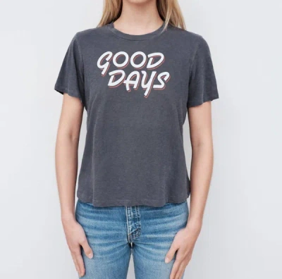 Shop Sundry Good Days Boxy Tee In Pigment Black In Multi