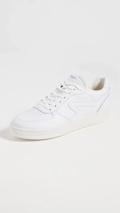 Shop Rag & Bone Men's Retro Court Sneakers, White White Lace Up Leather Shoes