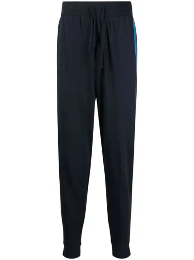Hugo Boss Men Authentic Dark Navy Blue Lounge Joggers Pants In Blue
