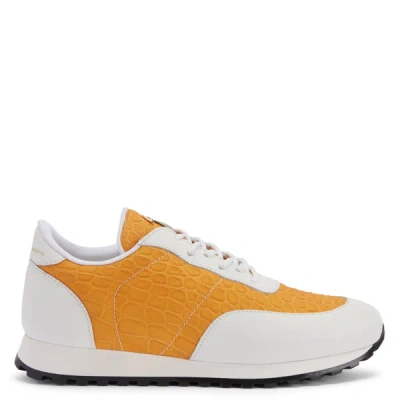 Shop Giuseppe Zanotti Jimi Running In Orange