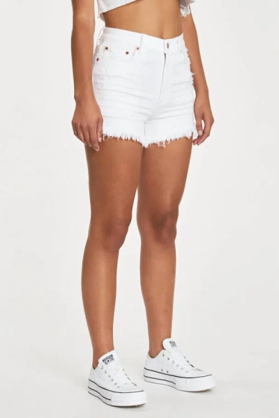 Shop Daze First Love Troublemaker High Rise Short In White