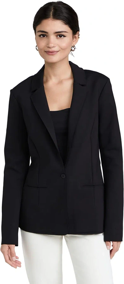 Shop Commando Women's Neoprene Ceo Blazer, Black Button Jacket