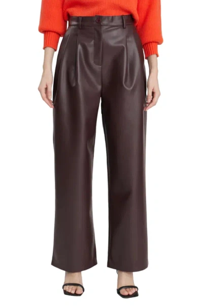 Deluc Roxa Pant In Navy In Pink