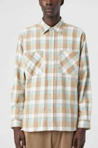 Shop Closed Formal Plaid Shirt In Glazed Green In Multi