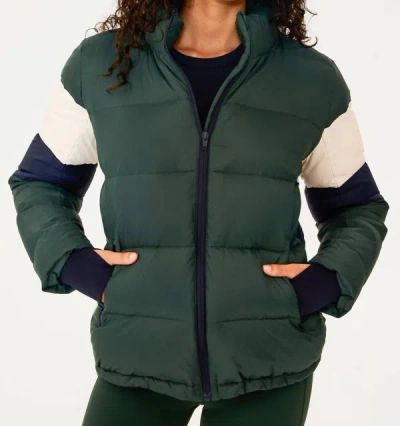 Shop Splits59 Arden Puffer Jacket In Military In Green