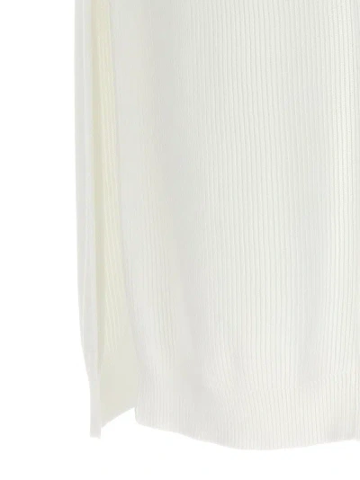 Shop Brunello Cucinelli Knitted Skirt Skirts White