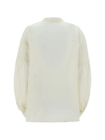 Shop Chloé Women Blousa Shirt In White