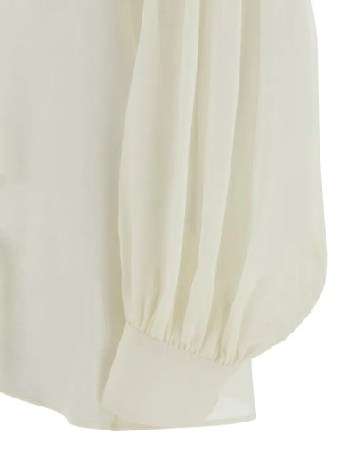 Shop Chloé Women Blousa Shirt In White