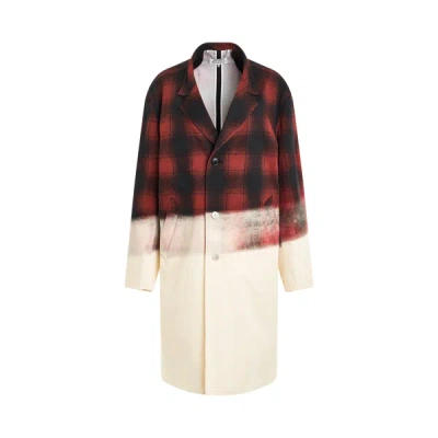 Shop Maison Margiela X Pendleton Checked Coat