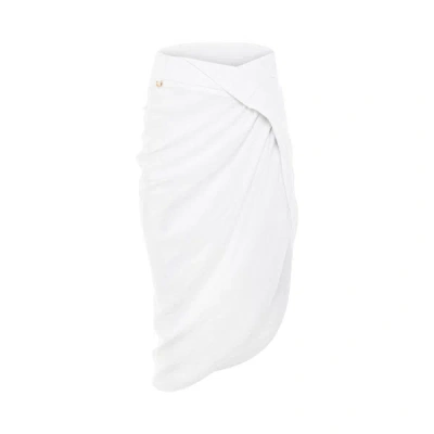 Shop Jacquemus La Jupe Saudade Skirt