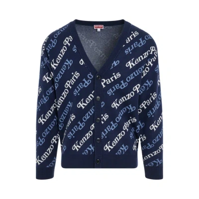 Shop Kenzo By Verdy All-over Logo Cardigan