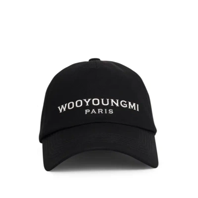 Shop Wooyoungmi Irridecent Logo Cap