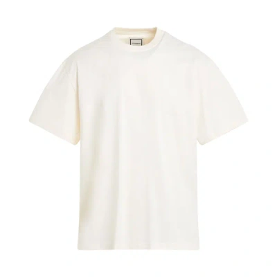 Shop Wooyoungmi Leather Patch T-shirt