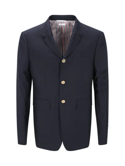 Shop Thom Browne Men Sport Blazer Jacket In Multicolor