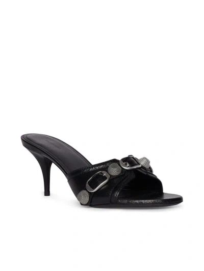 Shop Balenciaga Sandals Shoes In Black