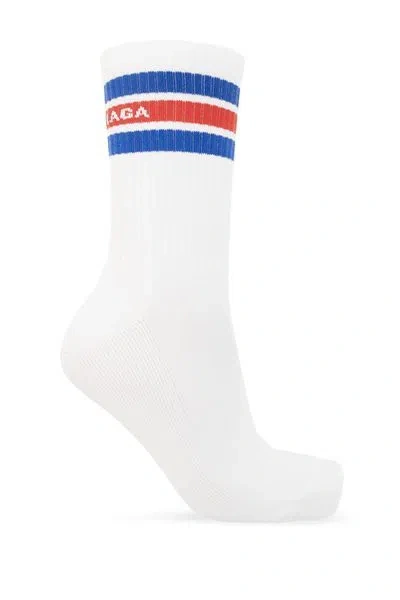 Shop Balenciaga Socks In White