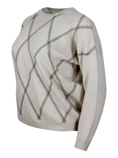 Shop Brunello Cucinelli Sweaters In Beige