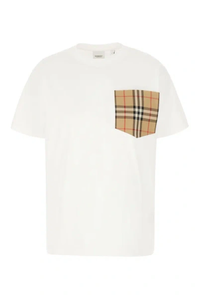 Shop Burberry T-shirt In White