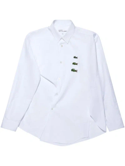 Shop Comme Des Garçons Cotton Shirt In White