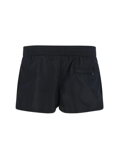 Shop Dolce & Gabbana Black Essentials Swim Shorts