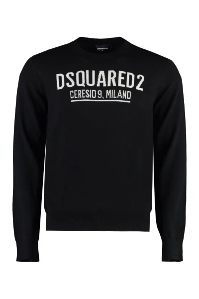 Shop Dsquared2 Ceresio 9 Cool Cotton Sweater In Black