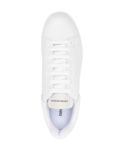 Shop Emporio Armani Sneakers White