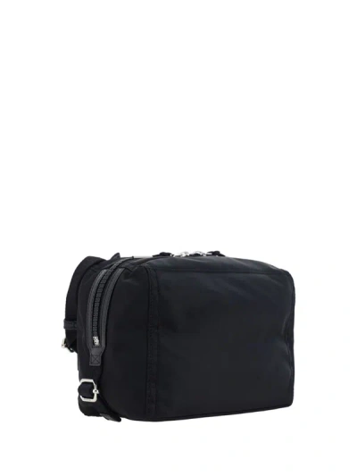 Shop Givenchy Mini Pandora Nylon Messenger Bag In Black