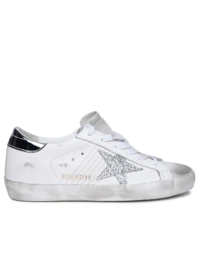 Shop Golden Goose 'super-star Classic' White Leather Sneakers