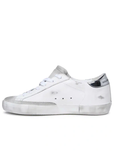 Shop Golden Goose 'super-star Classic' White Leather Sneakers