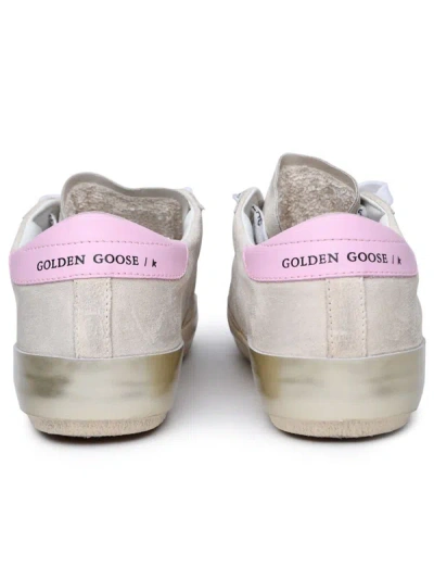 Shop Golden Goose 'super-star Classic' Cream Leather Sneakers