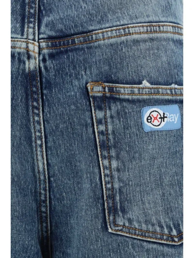 Shop Heron Preston Jeans In Blue